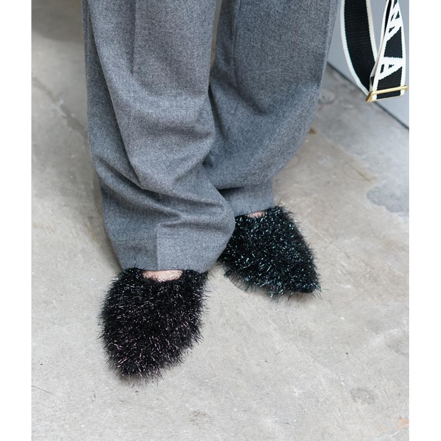 PIPPICHIC】crystal fringe ミュール 38