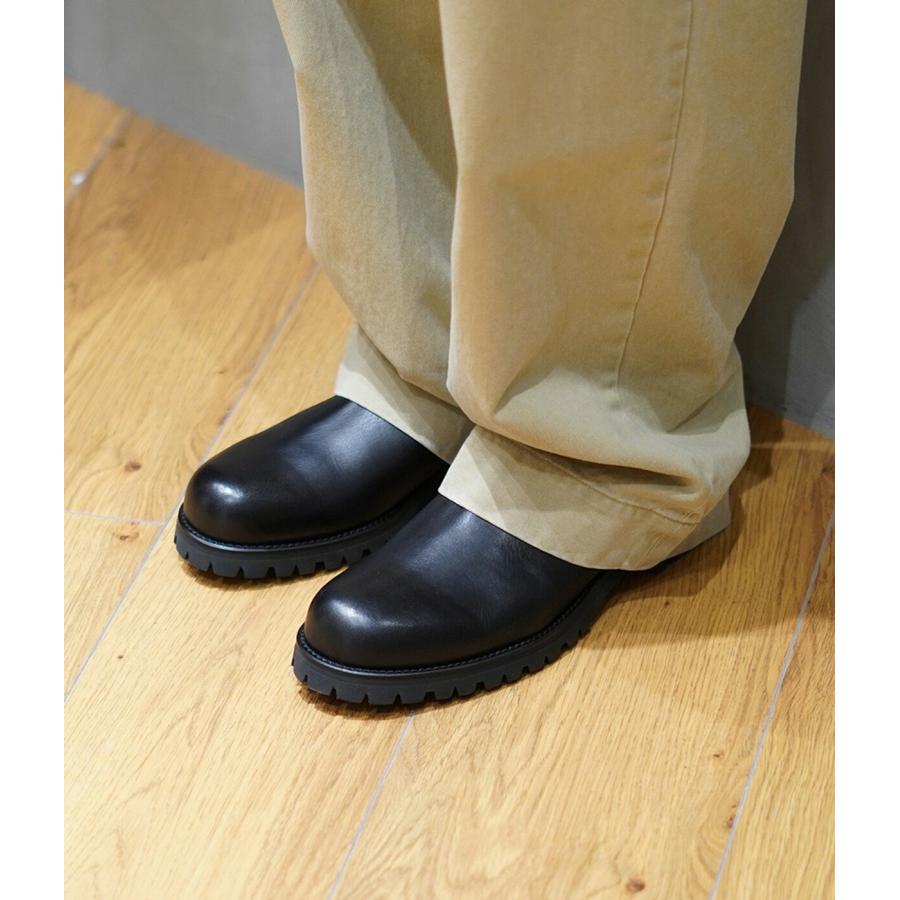 PADRONE（パドローネ） ： SIDE GORE BOOTS (WATER PROOF LEATHER