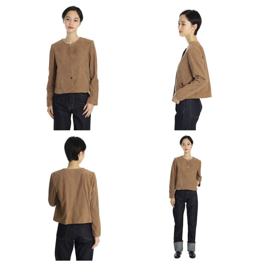 CINQUANTA / チンクワンタ ： NO COLAR 5 METAL BUTTON JACKET ： Q-572-VI50-6005の画像