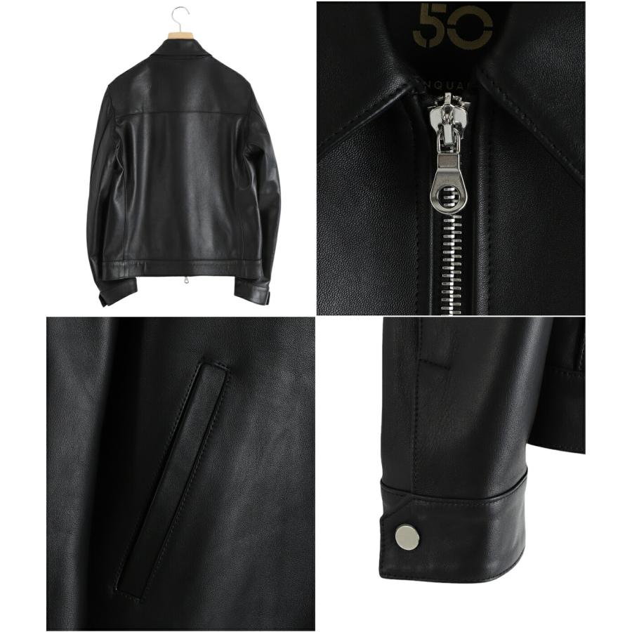 CINQUANTA（チンクワンタ） ： REGULAR COLLAR ZIP BLOUSON NAPPA