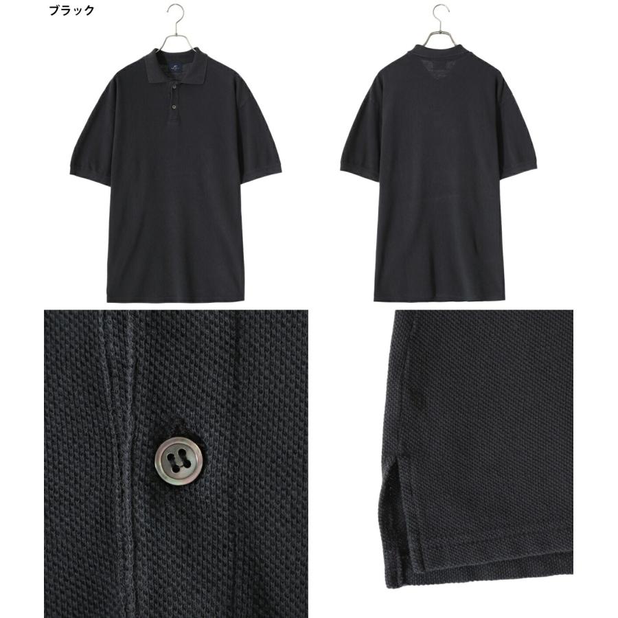 REMI RELIEF ポロシャツ REMI RELIEF NAVY LABEL / レミレリーフ ネイビーレーベル ： 鹿の子