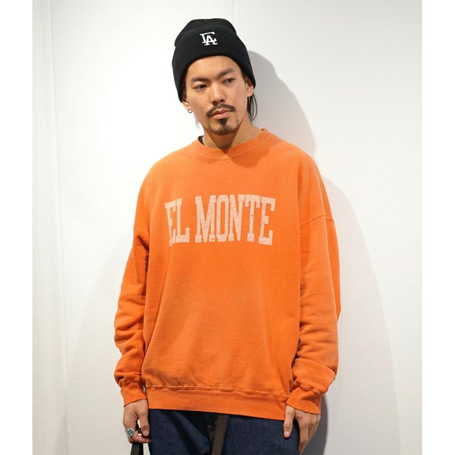 REMI RELIEF（レミ レリーフ） ： 別注 加工裏毛クルー(EL MONTE
