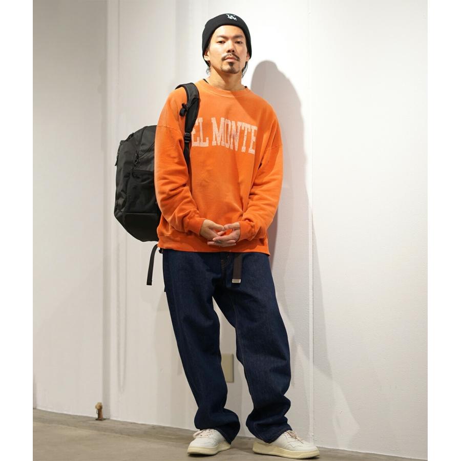 REMI RELIEF : 別注 加工裏毛クルー　ARKNETS REMI RELIEF（レミ レリーフ） ： 別注 加工裏毛クルー(EL MONTE