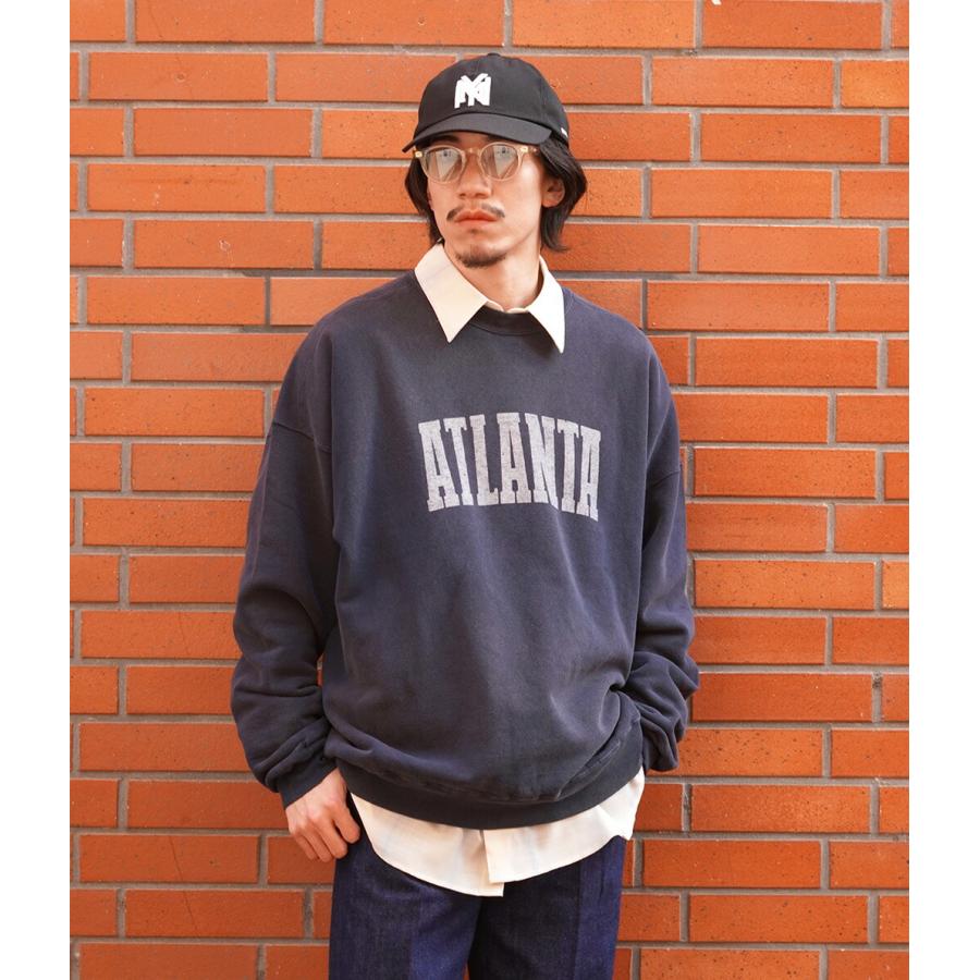 REMI RELIEF（レミ レリーフ） ： [別注]加工裏毛クルー(ATLANTA