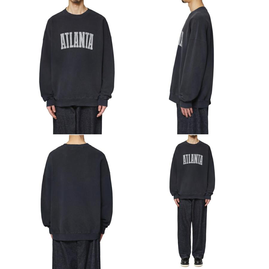 REMI RELIEF（レミ レリーフ） ： 別注 加工裏毛クルー(ATLANTA