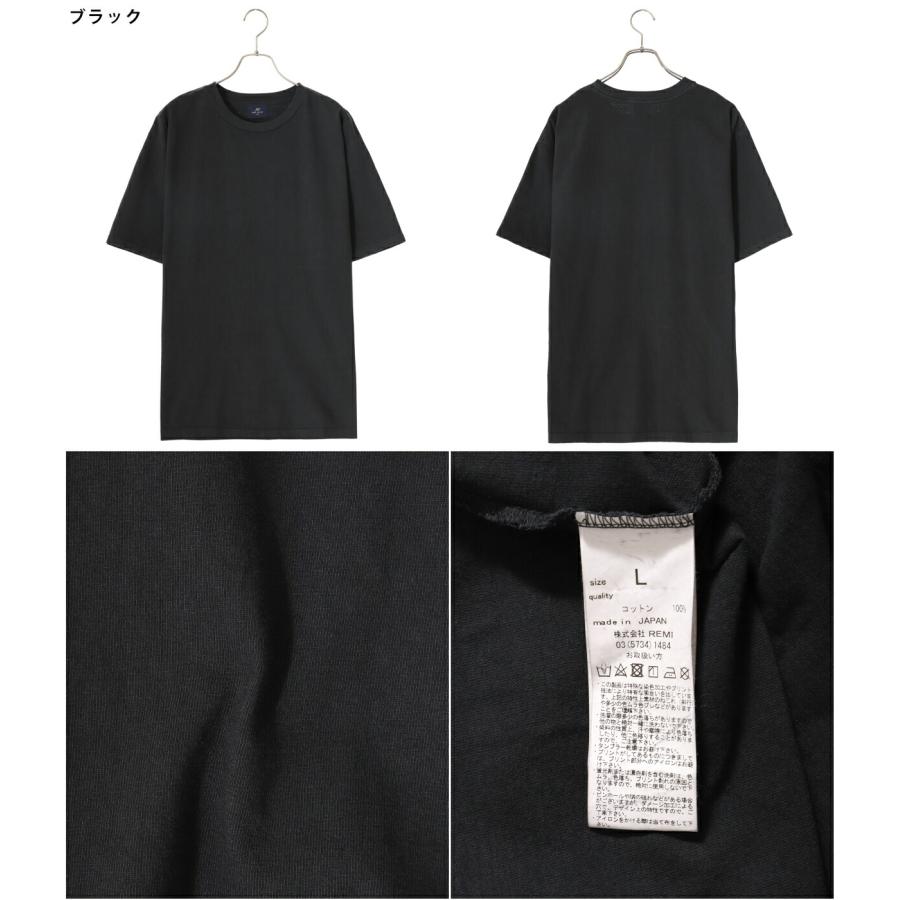 REMI RELIEF NAVY LABEL レミレリーフ ネイビーレーベル ： 無地T / 全