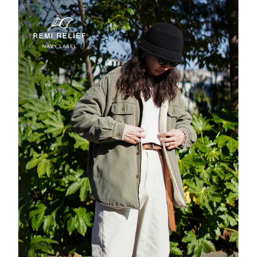 REMI RELIFF NAVY LABEL バックサテンモッズコート L 【公式通販】