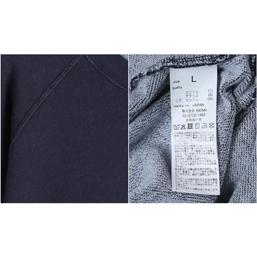 REMI RELIEF NAVY LABEL / レミレリーフ ネイビーレーベル ： 綿
