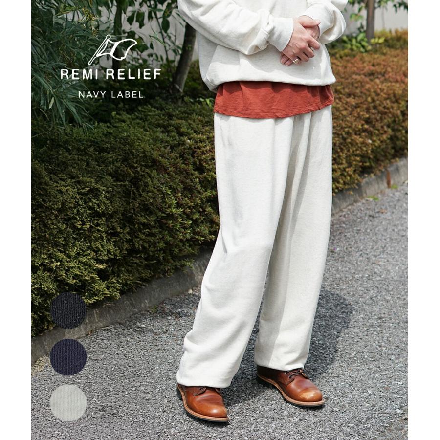 REMI RELIEF NAVY LABEL / レミレリーフ ネイビーレーベル ： 綿