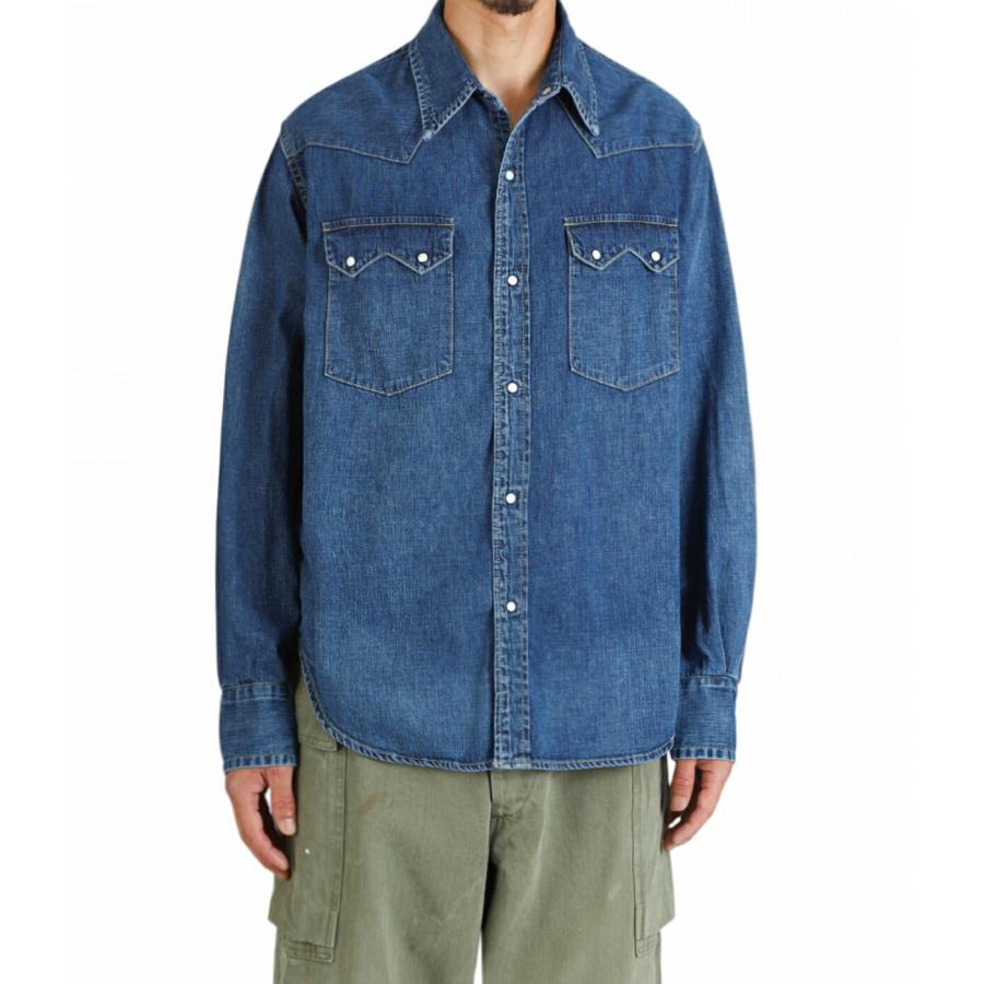 REMI RELIEF（レミ レリーフ） ： 8.5oz DENIM WESTERNSHIRT(ノコギリ