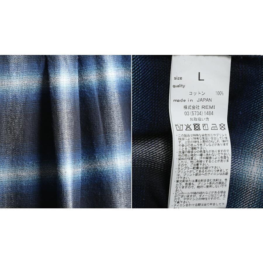 REMI RELIEF NAVY LABEL / レミレリーフ ネイビーレーベル ： オンブレ