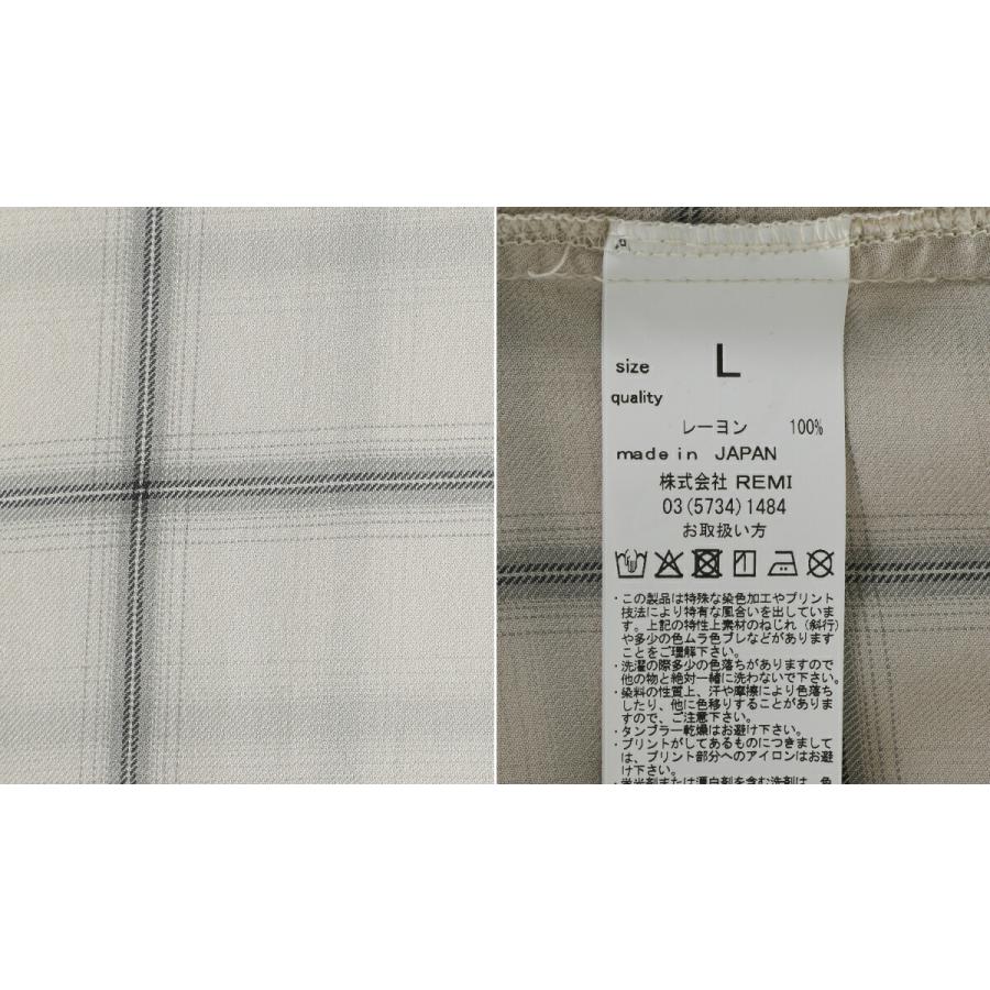 REMI RELIEF NAVY LABEL /レミレリーフ ネイビーレーベル： レーヨン
