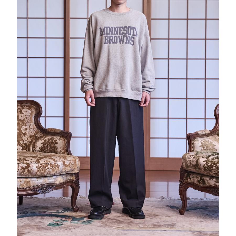 REMI RELIEF（レミ レリーフ） ： 別注 SP加工裏毛クルー(MINNESOTA