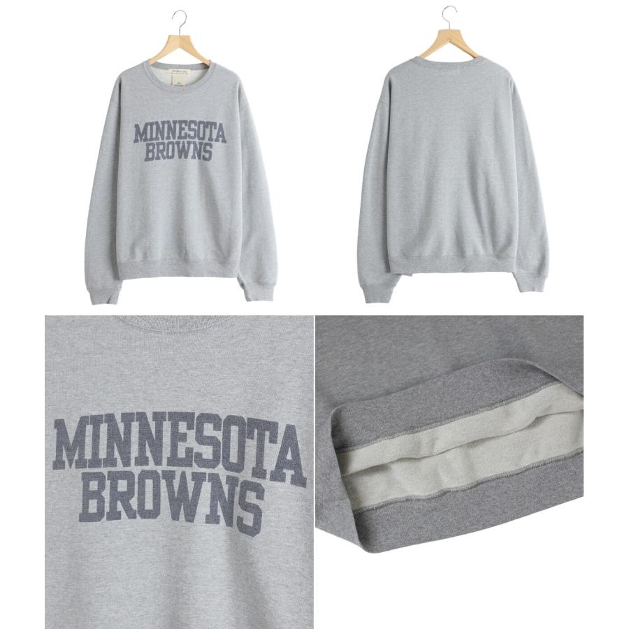 REMI RELIEF（レミ レリーフ） ： 別注 SP加工裏毛クルー(MINNESOTA