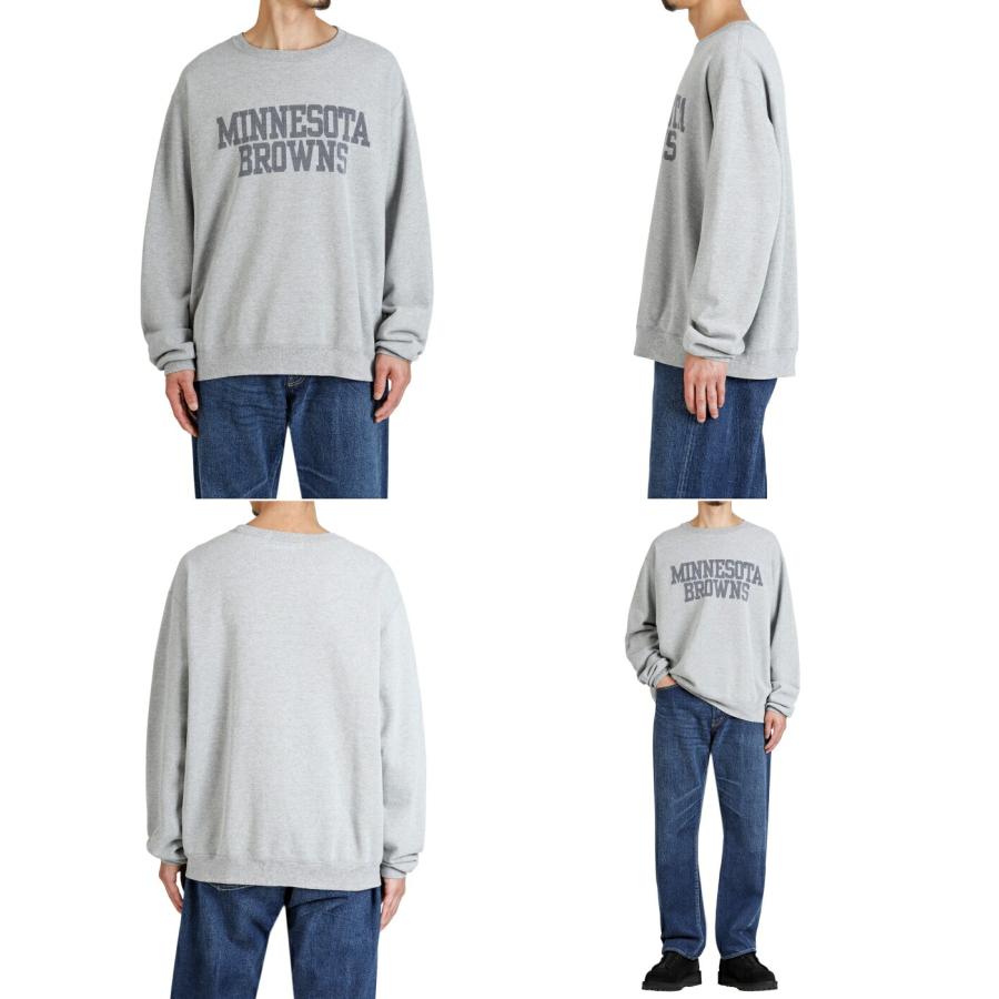 REMI RELIEF（レミ レリーフ） ： 別注 SP加工裏毛クルー(MINNESOTA