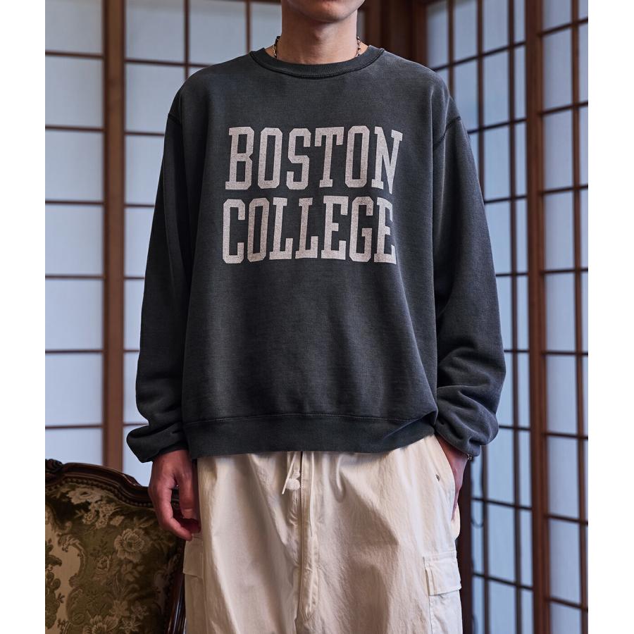 REMI RELIEF（レミ レリーフ） ： 別注 SP加工裏毛クルー(BOSTON