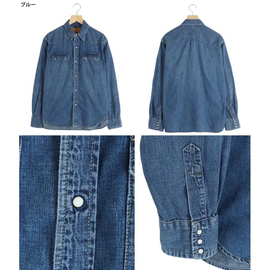REMI RELIEF（レミ レリーフ） ： 8.5oz DENIM WESTERNSHIRT(ノコギリ