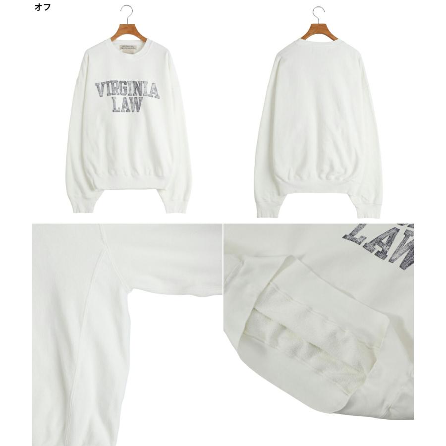 REMI RELIEF / レミレリーフ ： [レディース]NEW SP加工3飛び裏毛クルー(VIRGINIA LAW) / 全2色 ： RN30389072 | REMI RELIEF | 01