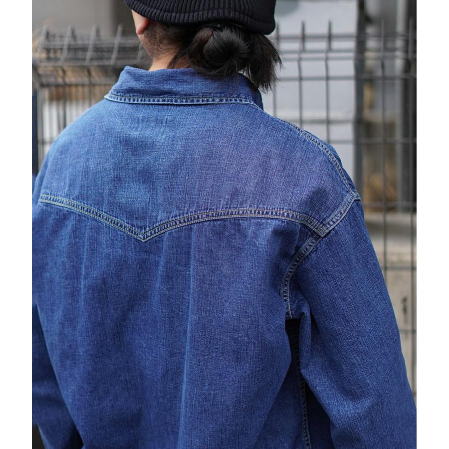 REMI RELIEF NAVY LABEL / レミレリーフ ネイビーレーベル ： デニム