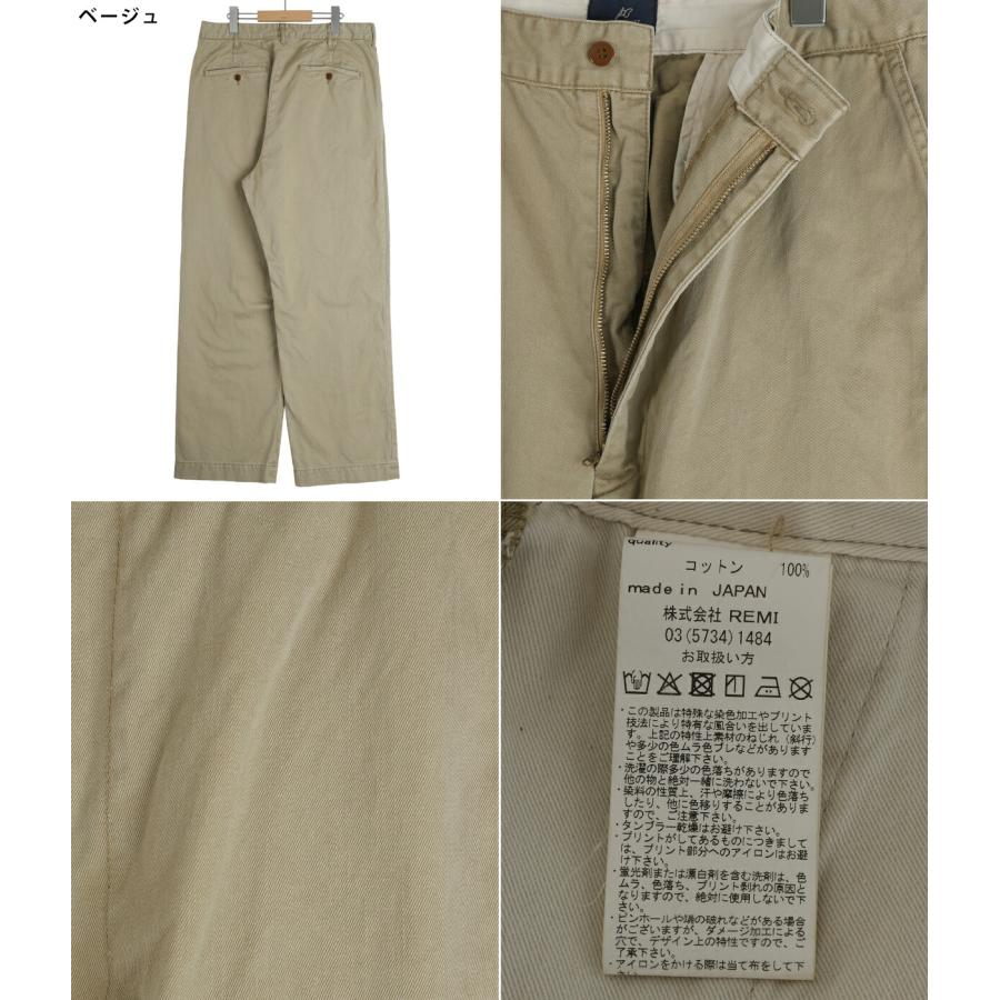REMI RELIEF NAVY LABEL レミレリーフ ネイビーレーベル ： 50チノ