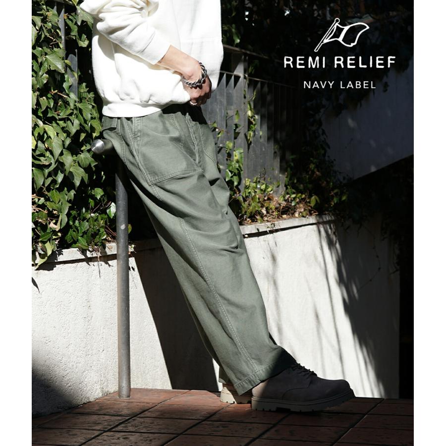 REMI RELIEF NAVY LABEL / レミレリーフ ネイビーレーベル ： ベイカー