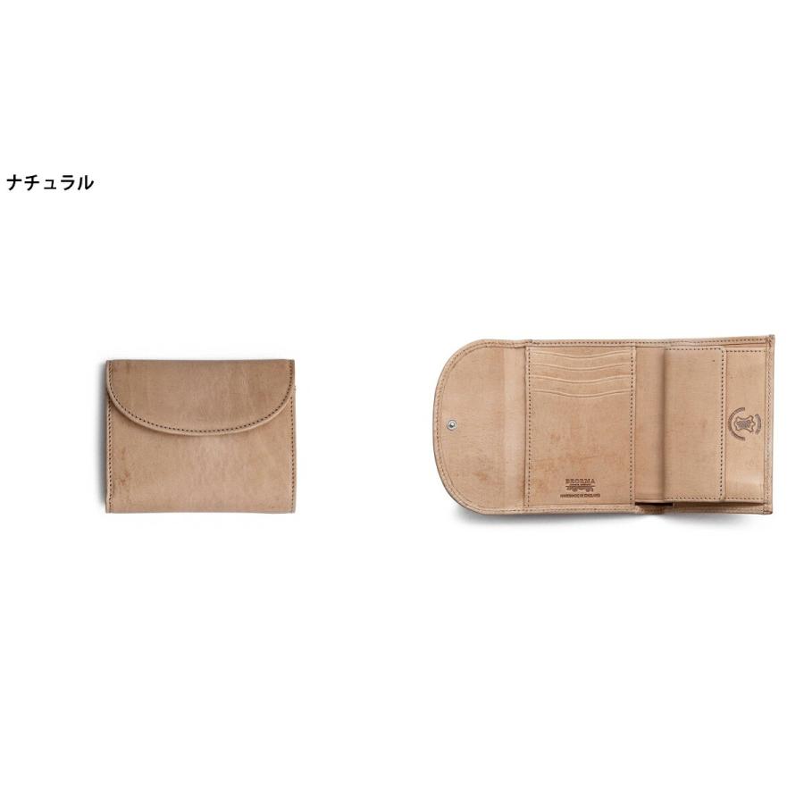 BEORMA LEATHER COMPANY / ベオーマレザーカンパニー ： 3 FOLD WALLET (VINTAGE BRIDLE) / 全3色 ： S0007-VBの画像