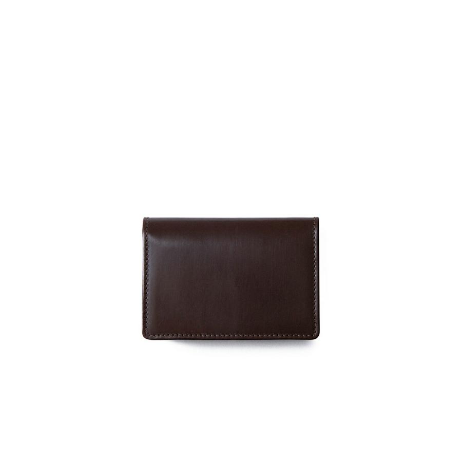 BEORMA LEATHER COMPANY / ベオーマレザーカンパニー ： BRIDLE LEATHER TURNED EDGE GUSSETED CARD / 全2色 ： S0039_5