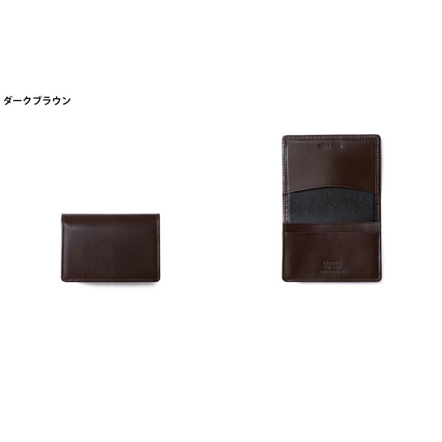BEORMA LEATHER COMPANY / ベオーマレザーカンパニー ： BRIDLE LEATHER TURNED EDGE GUSSETED CARD / 全2色 ： S0039_6