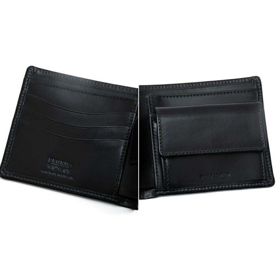 BEORMA LEATHER COMPANY / ベオーマレザーカンパニー ： BRIDLE LEATHER TURNED EDGE COIN POCKET NOTECASE / 全2色 ： S0040｜arknets｜04