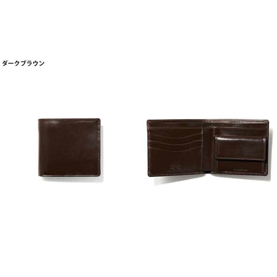 BEORMA LEATHER COMPANY / ベオーマレザーカンパニー ： BRIDLE LEATHER TURNED EDGE COIN POCKET NOTECASE / 全2色 ： S0040｜arknets｜06