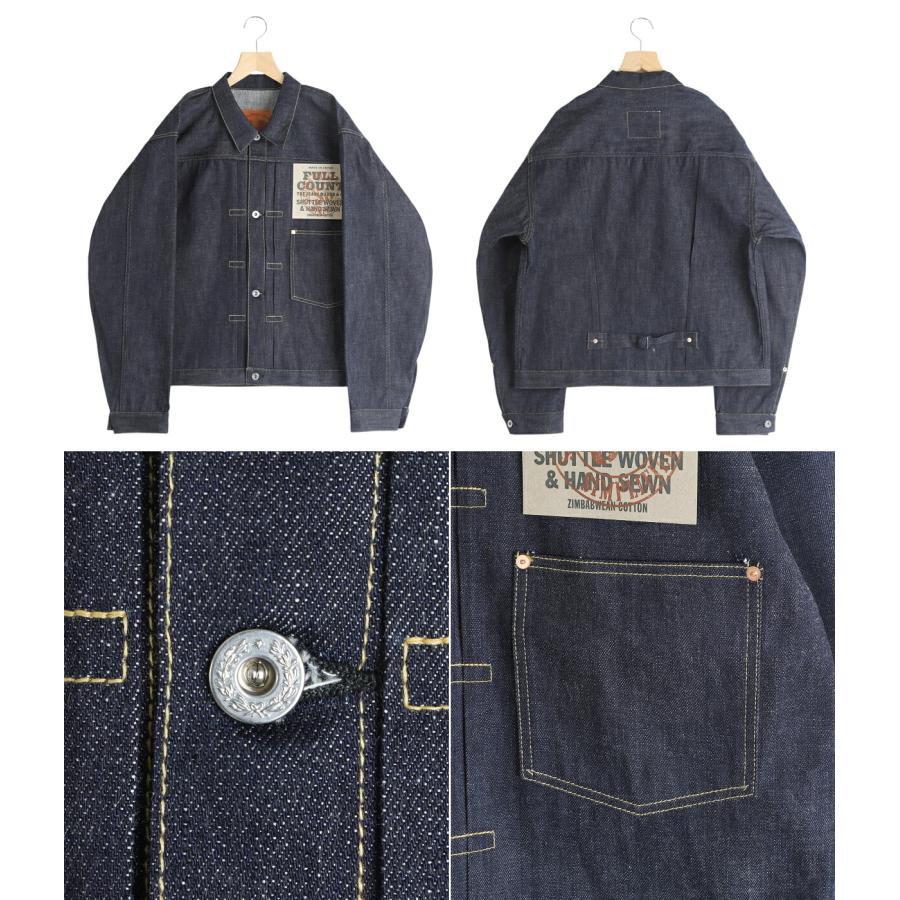 FULLCOUNT（フルカウント） ： WWII Model 11.5oz Denim Jacket (Raw