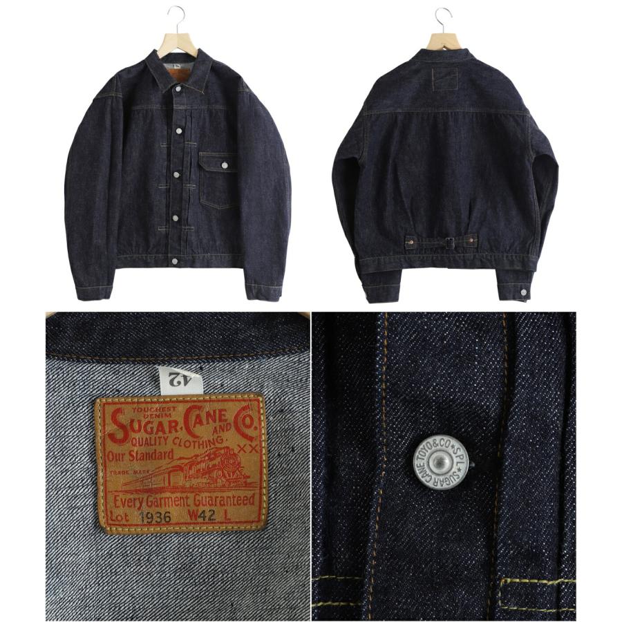 SUGAR CANE / シュガーケーン ： 13oz.DENIM BLOUSE 1936 MODEL ： SC11936[SD] | SUGAR CANE | 01