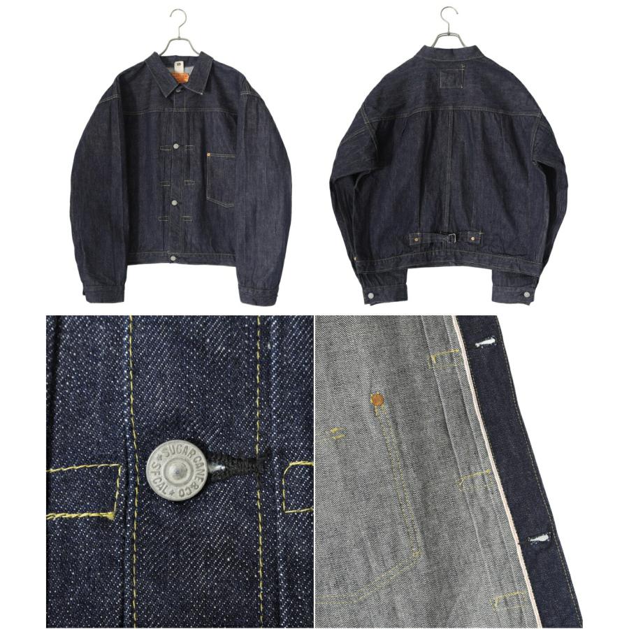 SUGAR CANE / シュガーケーン ： SUGARCANE Super “Denim” Collectibles #07 13.5oz DENIM BLOUSE 1946 MODEL ： SC19007T｜arknets｜03