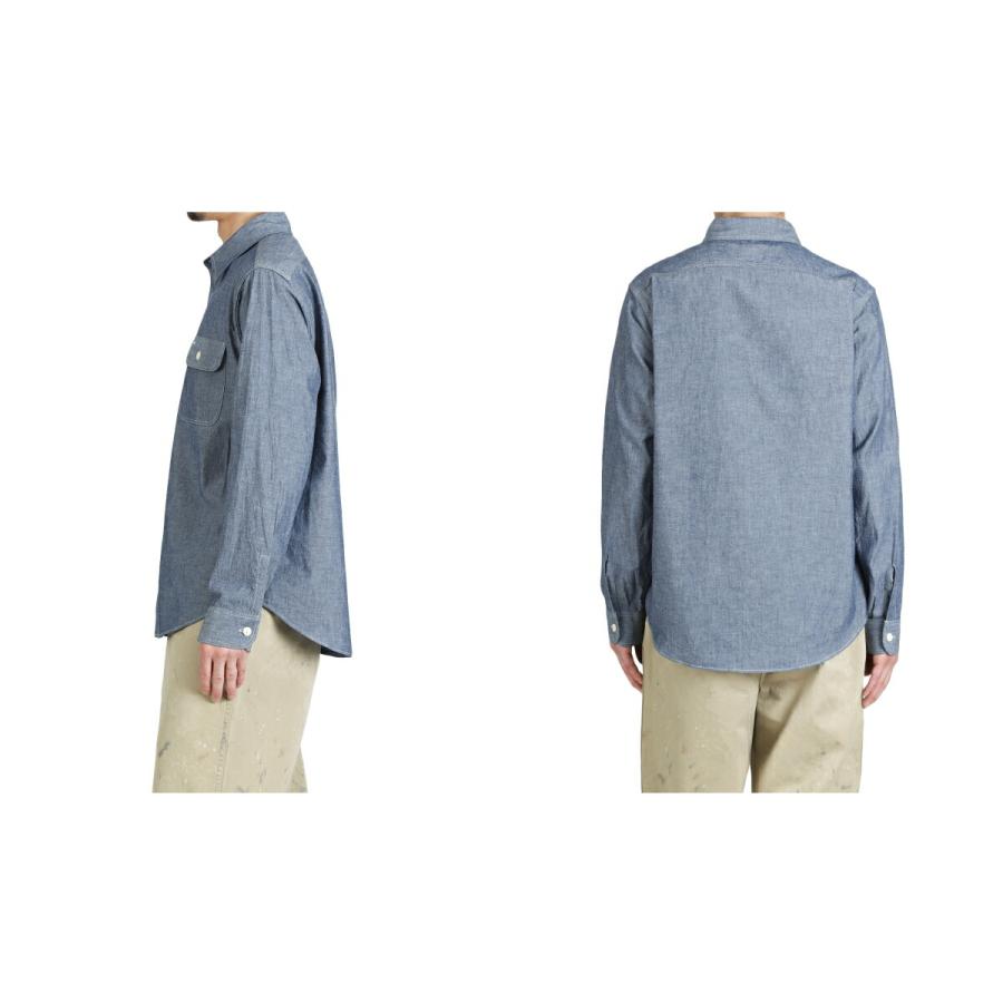 SUGAR CANE / シュガーケーン ： BLUE CHAMBRAY L/S WORK SHIRT ： SC27850 | SUGAR CANE | 05