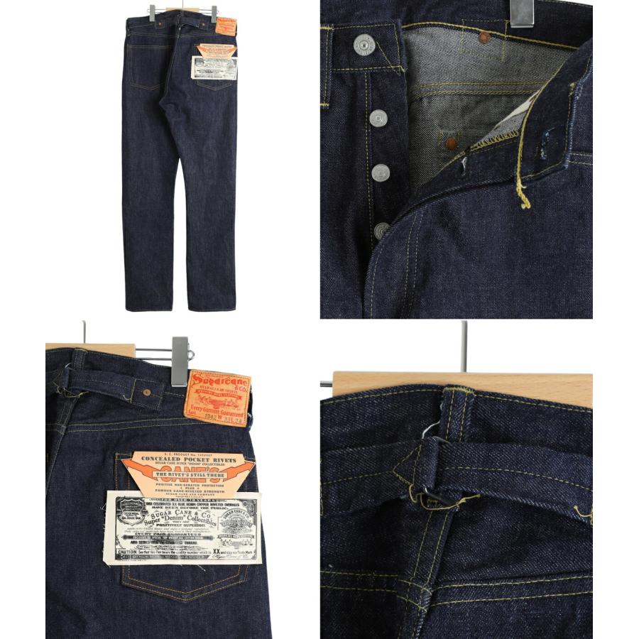 SUGAR CANE / シュガーケーン ： SUGAR CANE Super “Denim” Collectibles #05 14.25oz. DENIM WAIST OVERALLS “1942” MODEL ： SC49005 | SUGAR CANE | 01