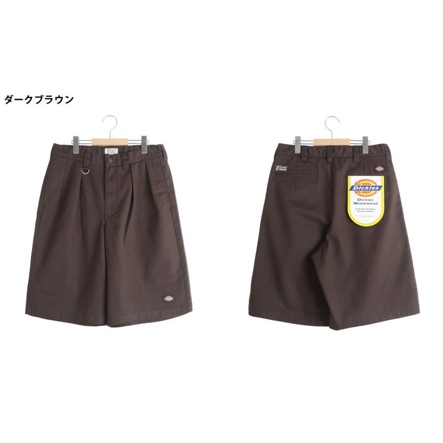SEDAN ALL-PURPOSE × Dickies / Tuck Wide Shorts / 全2色 / セダン