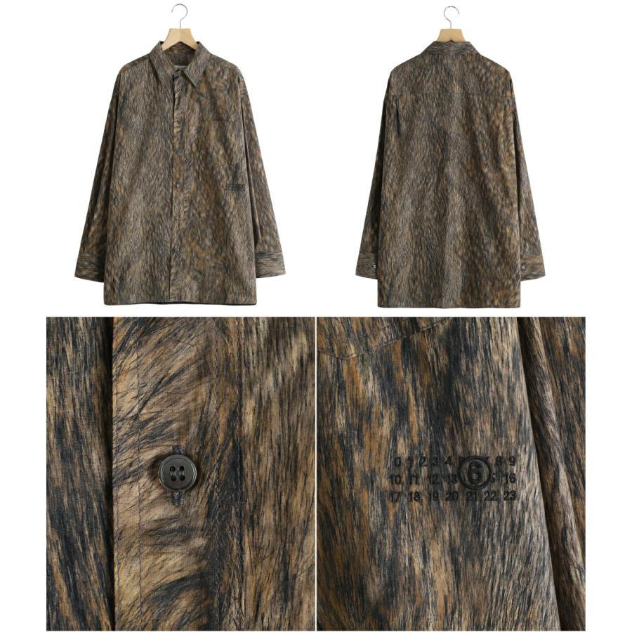 【25%OFF】MM6 Maison Margiela / エムエムシックス メゾンマルジェラ ： Long-sleeved Shirt ： SH0DT0014-M35459の画像