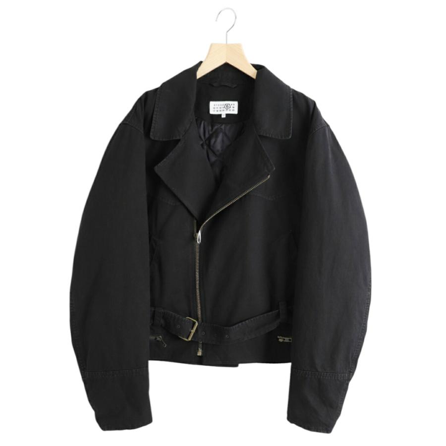 maison margiela ブラックジャンバー メゾンマルジェラ MAISON MARGIELA 10 19SS イタリア製 スウェット