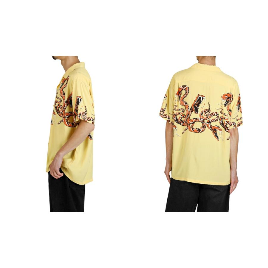 STAR OF HOLLYWOOD / スターオブハリウッド ： “RATTLE SNAKE” HIGH DENSITY RAYON S/S OPEN SHIRT / 全2色 ： SH39486 | STAR OF HOLLYWOOD | 05