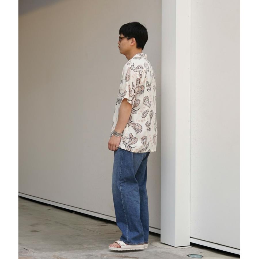 STAR OF HOLLYWOOD / スターオブハリウッド ： “KING COBRA” by VINCE RAY HIGH DENSITY RAYON S/S OPEN SHIRT / 全2色 ： SH39488 | STAR OF HOLLYWOOD | 12