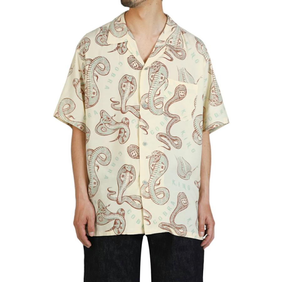 STAR OF HOLLYWOOD / スターオブハリウッド ： “KING COBRA” by VINCE RAY HIGH DENSITY RAYON S/S OPEN SHIRT / 全2色 ： SH39488 | STAR OF HOLLYWOOD | 05