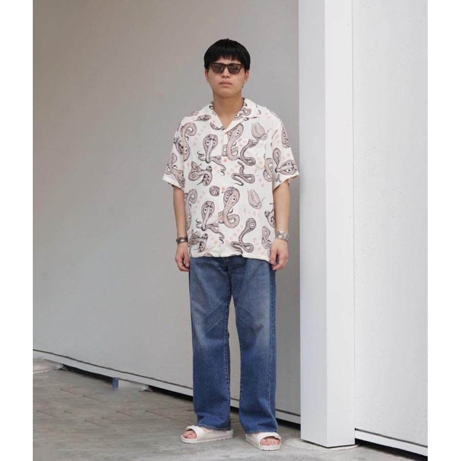 STAR OF HOLLYWOOD / スターオブハリウッド ： “KING COBRA” by VINCE RAY HIGH DENSITY RAYON S/S OPEN SHIRT / 全2色 ： SH39488 | STAR OF HOLLYWOOD | 11