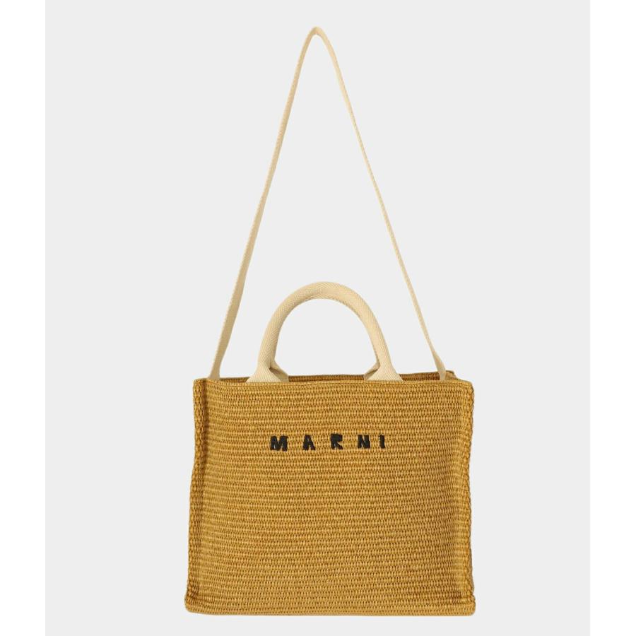 【新品未使用】MARNI マルニ スモールバケット ナチュラル MARNI（マルニ） ： SMALL BASKET / 全2色 ： SHMP0077U0-P3860