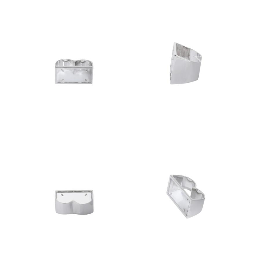 Maison Margiela / メゾン マルジェラ ： FOUR STITCHES DOUBLE SIGNET RING ： SM2UQ0034-P9224の画像