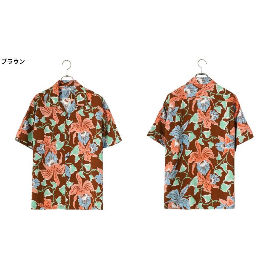 SUN SURF / サンサーフ ： “CATTLEYA ORCHID” S/S RAYON HAWAIIAN
