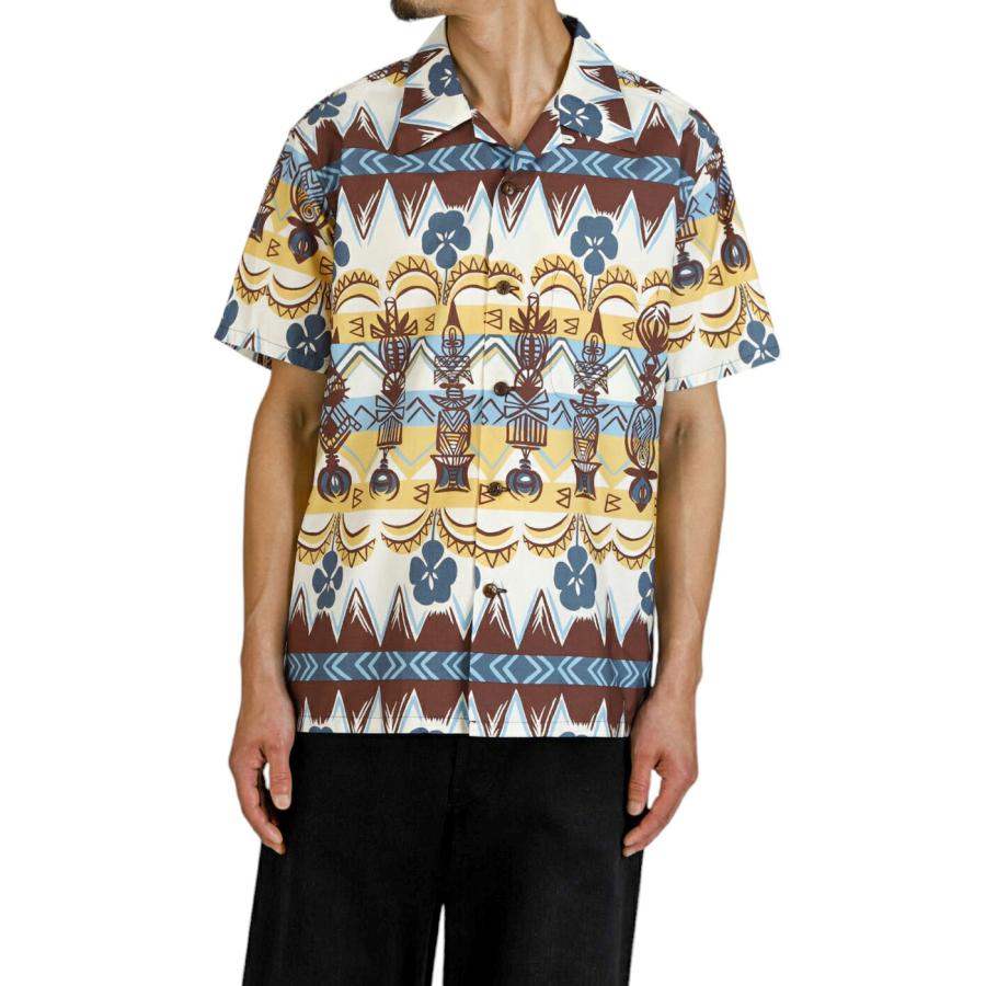 SUN SURF / サンサーフ ： “TROPICAL WOODCUT” COTTON BROAD S/S OPEN SHIRT ： SS39504 | SUN SURF | 04