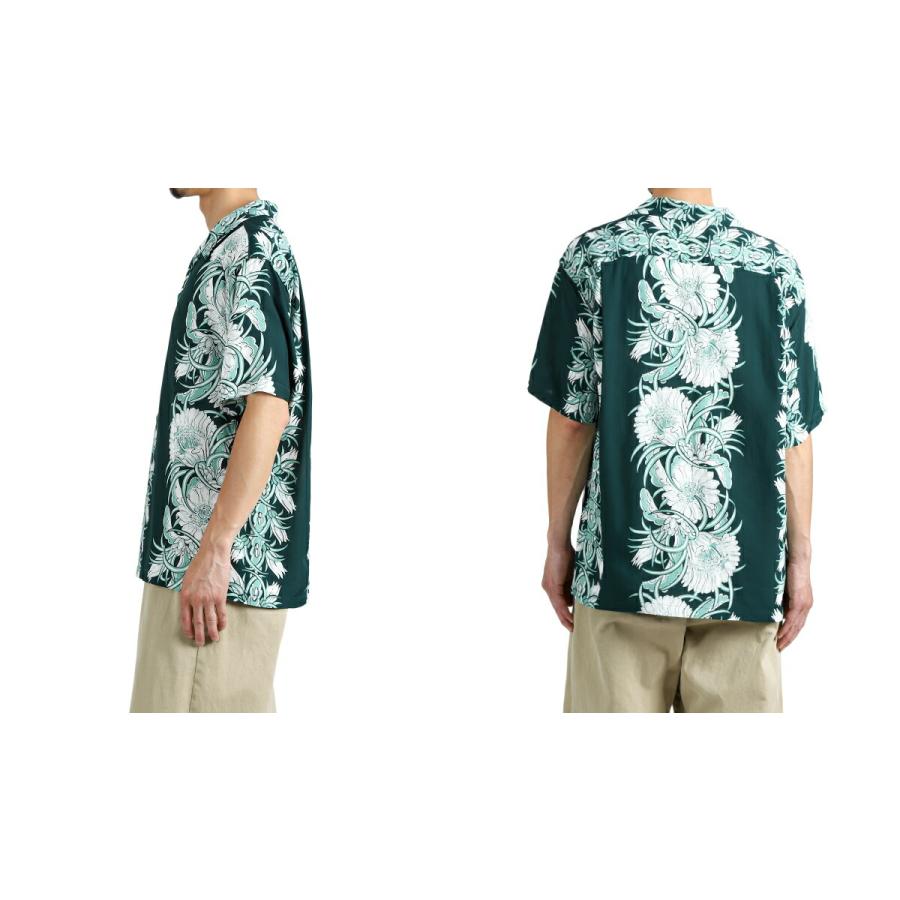 SUN SURF / サンサーフ ： “NIGHT BLOOMING CEREUS BORDER“ S/S RAYON HAWAIIAN SHIRT ： SS39612 | SUN SURF | 04