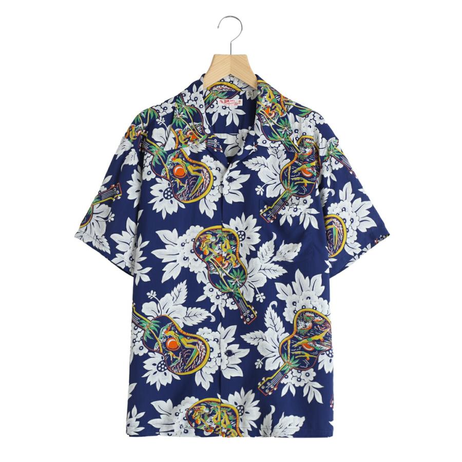SUN SURF / サンサーフ ： “UKULELE MELODY“ S/S RAYON HAWAIIAN SHIRT