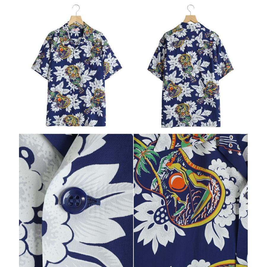 SUN SURF / サンサーフ ： “UKULELE MELODY“ S/S RAYON HAWAIIAN SHIRT