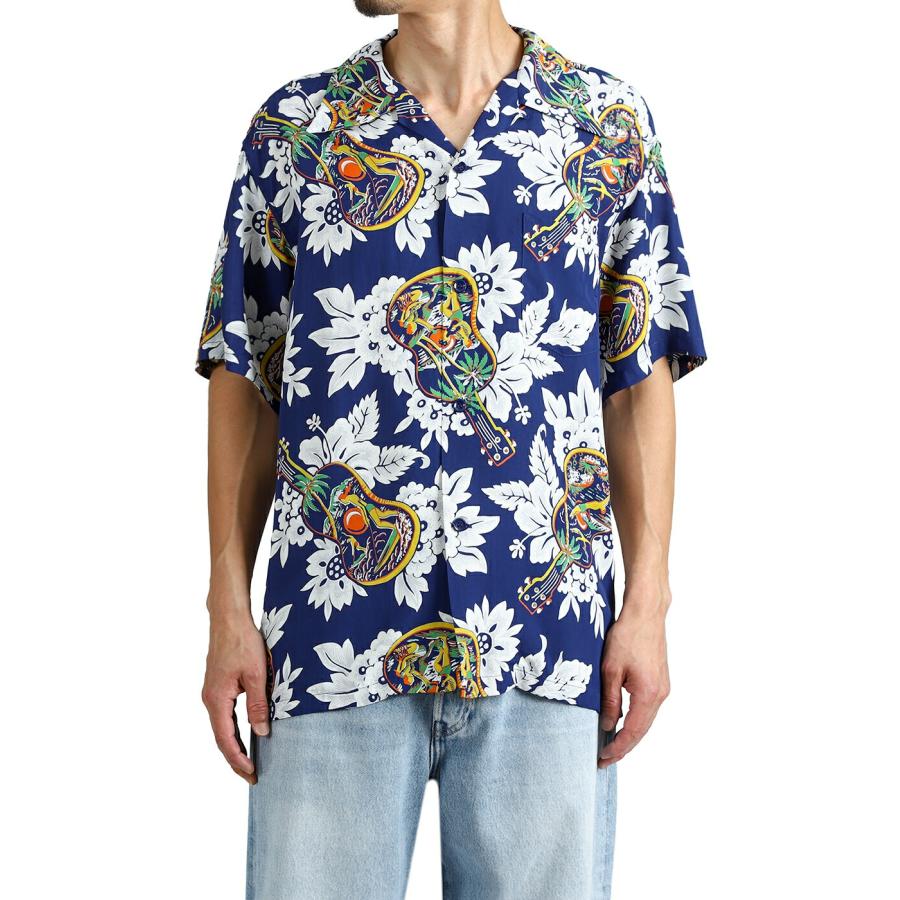 SUN SURF / サンサーフ ： “UKULELE MELODY“ S/S RAYON HAWAIIAN SHIRT ： SS39613 | SUN SURF | 04